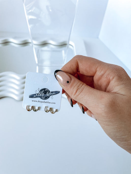 "Itty Bitty" — Dainty Gold Everyday Studs