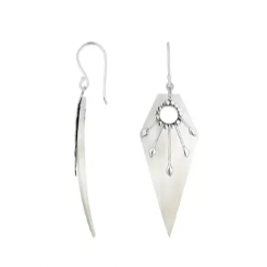 Charlotte — Mother of Pearl Drop Earrings